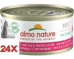Almo Nature HFC - Kattenvoer - Kip & Lever - 24x70gr