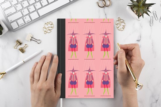 Carnet - Carnet d'écriture - Carnaval - Motifs - Joker - Carnet - Format A5 - Bloc-notes