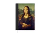 Carnet - Carnet d'écriture - Mona Lisa - Leonardo da Vinci - Caricature - Carnet - Format A5 - Bloc-notes