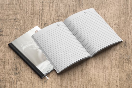 Cahier - Cahier d'écriture - Pot - Fleurs séchées - Pastel - Cahier - Format A5 - Bloc-notes - Cadeaux Sinterklaas - Distribution de cadeaux pour enfants - Cadeaux chaussures - Petits cadeaux