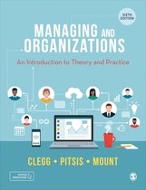 Book definitions  Managing and Organizations, ISBN: 9781529776102  Organization Theory (E_IBA1_ORGT)