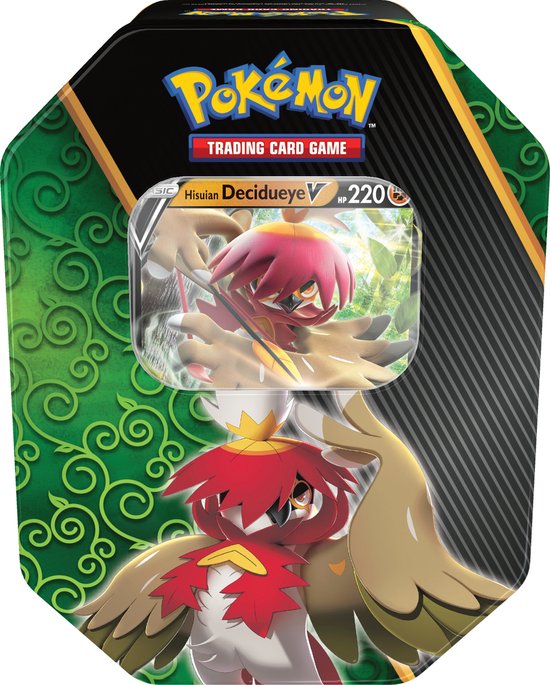 Pokémon Hisuian Lunchbox Tin 2022 - 8x6x3.5 Inch Collector's Chest (EMPTY) - Voltorb, Sneasel Art