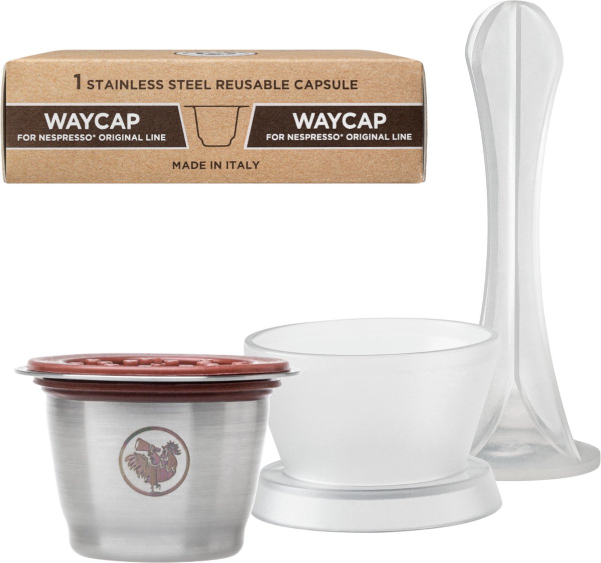 WayCap POP Nespresso - 1 Capsule Réutilisable | bol