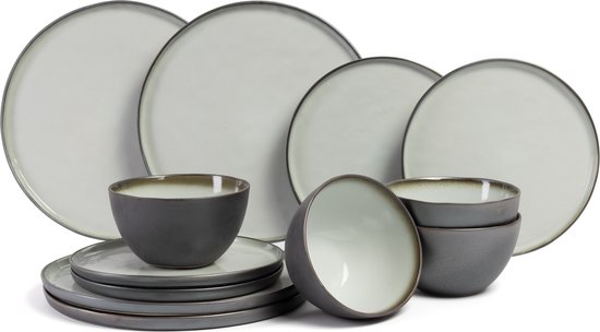 Cosy & Trendy Service de vaisselle Plato Matt 12 pièces | bol.com