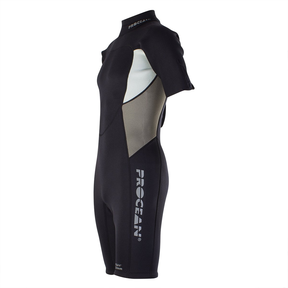 Heren shorty 3mm zwart/grijs S