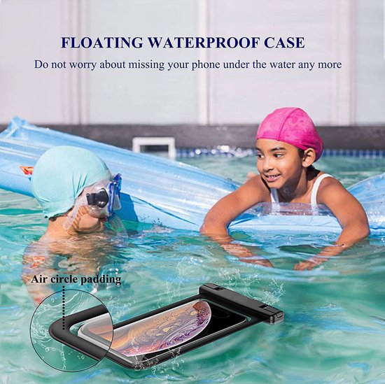 WONSAR Waterdichte tas, Waterdichte heuptas met verstelbare riem, 100% waterdichte telefoonhoes, voor watersport, strand, zwemmen, bootrijden, skiën enz WONSAR Waterdichte tas, Waterdichte heuptas met verstelbare riem, 100% waterdichte telefoonhoes, voor watersport, strand, zwemmen, bootrijden, skiën enz