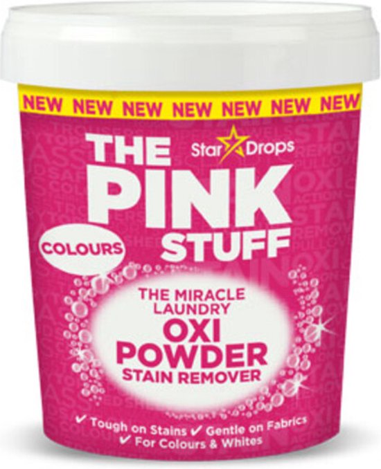The Pink Stuff The Miracle Vlekverwijderaar Gekleurde Was - 6 x 1 kg - Voordeelverpakking