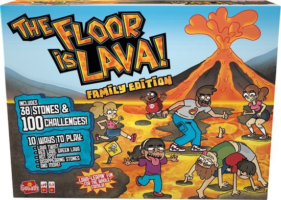 Foto: Goliath the floor is lava family edition actiespel geschikt voor de hele familie