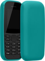 kwmobile telefoonhoesje geschikt voor Nokia 105 (2019) - Hoesje voor smartphone - Back cover in mat petrol