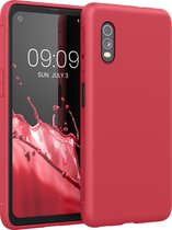 kwmobile telefoonhoesje geschikt voor Samsung Galaxy Xcover Pro - Hoesje voor smartphone - Back cover in klassiek rood