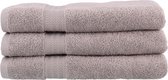 Rainbow Collection handdoek grijs set van 5 stuks 50x90cm 500gr