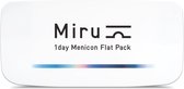 -6.00 - Miru 1day Menicon Flat Pack - 30 pack - Daglenzen - BC 8.60 - Contactlenzen
