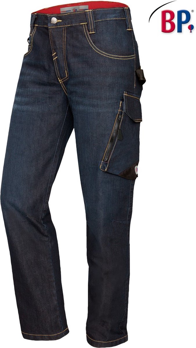 BP® Worker jeans 1990-038-01, 78% Katoen, 22% Elastomultiester 32/34