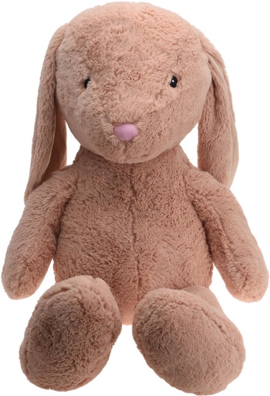 Pluche knuffel bruin konijntje/haasje 35 cm | Fun en Feest