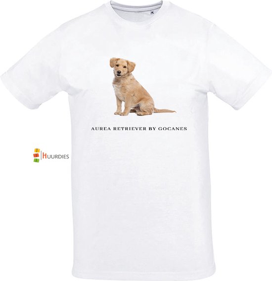 Aurea Retriever par Gocanes | T-shirt | chemise de chien | Golden retriever | Chemise de Luxe