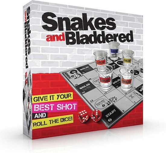 Thumbnail van een extra afbeelding van het spel #Winning - Snakes and Bladdered - Drinkspel - Shotjes - Dobbelen