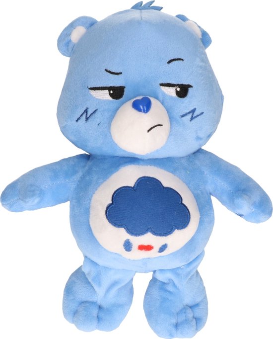 Troetelbeertjes pluche knuffel blauw 28 cm - Cartoon knuffels - Troetelberen