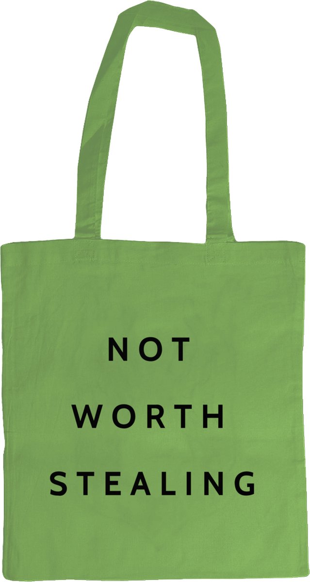 Not Worth Stealing - Tas - OddityPieces - ODD Bags – Lime