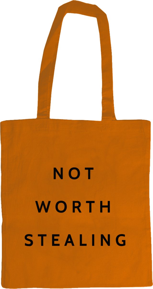 Not Worth Stealing -Tas - OddityPieces - ODD Bags – Oranje