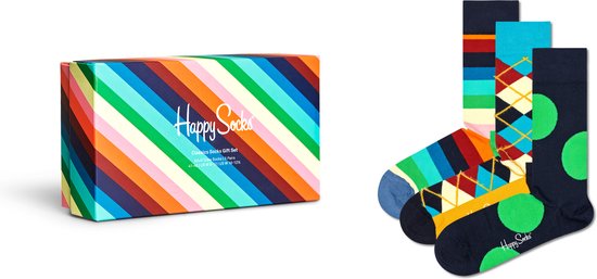 Happy Socks - Sokken - 3-Pack Classics Socks Gift Set - Maat 41-46
