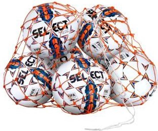 Foto: Select ballennet voor 14 16 ballen oranje maat uni