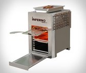 Inferno Northfire grill barbecue infrarood op gas aluminium 16 kilo ingebouwde opvangschaal tafel/camping barbecue