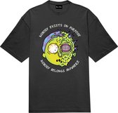 Rick and Morty - Nobody Exists On Purpose..  T-Shirt - Zwart - Maat M