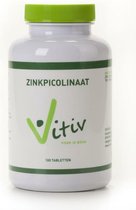 Vitiv Zink picolinaat 50 mg 100 tabletten