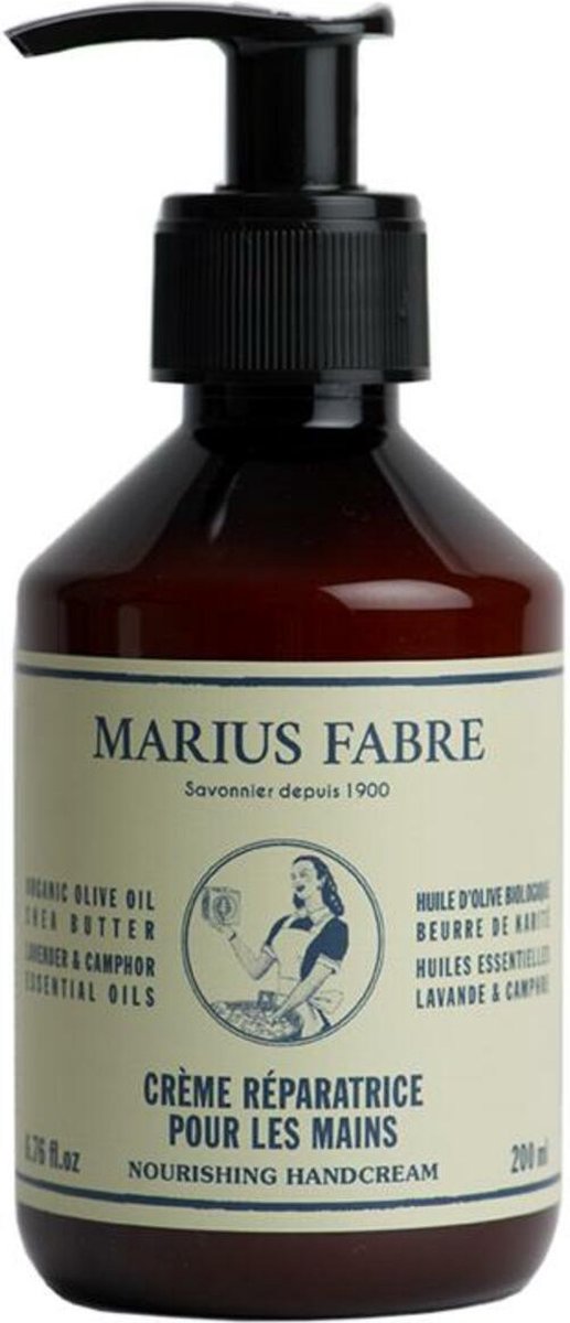Marius Fabre - Nature - Crème Mains Réparatrice avec Pompe 200ml | bol.com