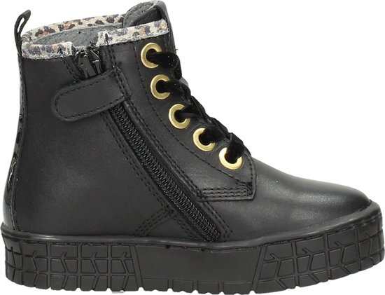 KEQ Chaussures à lacets pour Filles Lace-up high - noir - Taille 23