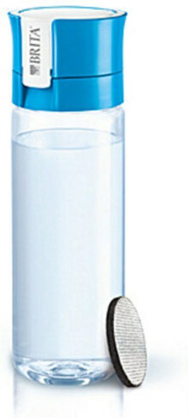 BRITA – Waterfilterfles VITAL – 0,6L – Blauw – inclusief 1 MicroDisc waterfilter