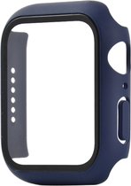 Screenprotector watch case - hoesje - geschikt voor Apple Watch Series 4/5/6 - 44 mm - donkerblauw