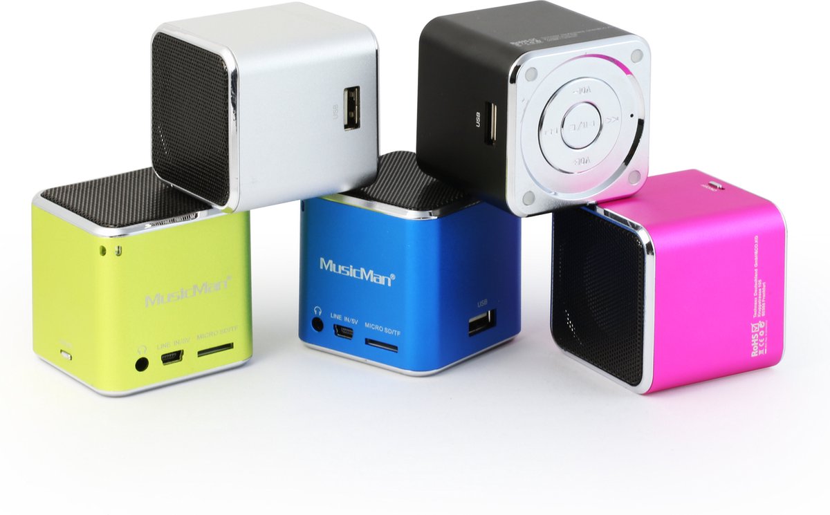 Technaxx Mini Musicman - Draagbare speaker - Zwart
