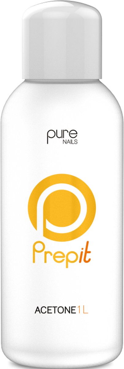 Pure Nails Aceton 1000 ml - voor een vlotte verwijdering van nagellak, gellak, gelpolish,acrylgel,polygel, ..