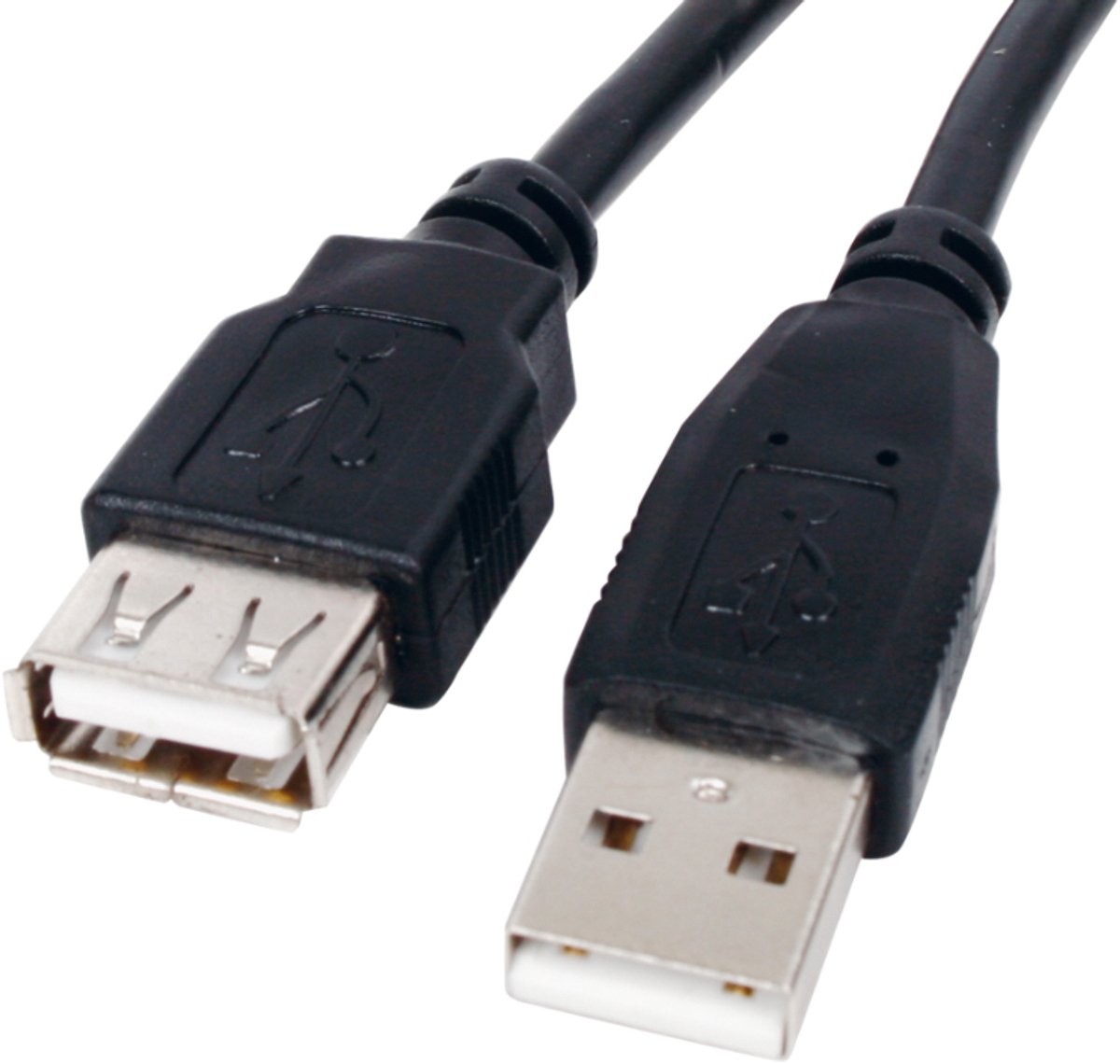 Konig - USB 2.0 A Male naar USB 2.0 A Female - 0.2 m