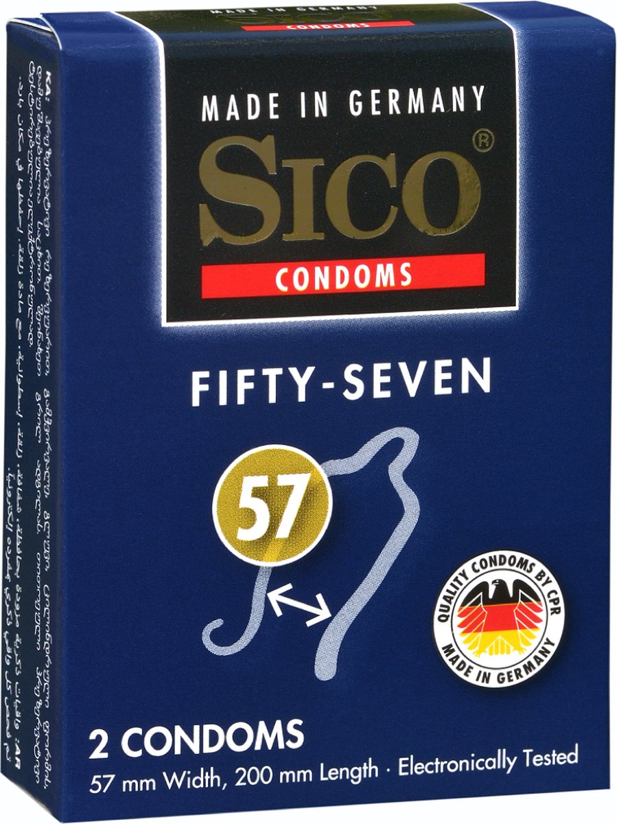 Condooms (57mm) 2 stuks