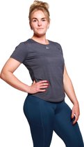 Marrald Performance T-Shirt - Top Shirt Femme Singlet Sport Top Sport Shirt Yoga Fitness Course à pied - Grijs M