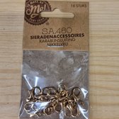 Sieraden - sieraden maken - Sieradenaccessoires - knijpkralen - kralen - kettelstiften Goud