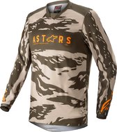 Alpinestars Racer Tactical Jersey Military Sand Camo Tangerine S - Maat -