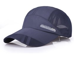 Luchtdoorlatende pet - blauw -zomer - wandelaars - sportpet