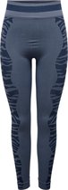 LEGGINGS ONPBAHA HW - FEMME - TAILLE L - COULEUR BLEU -