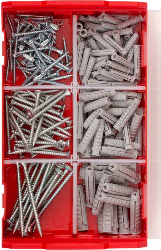 Maletin fixtainer sx plus 6/8/10 210 unidades de fischer