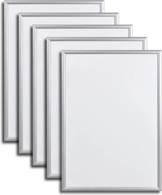 Cadre d'affiche en aluminium Click Frame A2 420 x 594 mm 5 pièces | bol.com