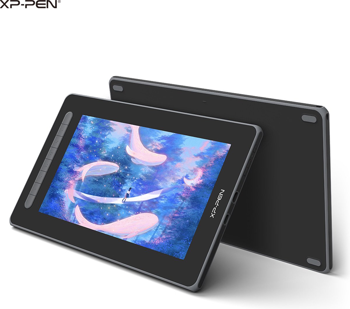 XPPen Artist 12 2e generatie grafische tablet met 11,6-inch volledig gelamineerd scherm 8192 niveaus X3-chip styluspen Compatibel met Windows Mac Chrome OS Android en Linux-Blauw