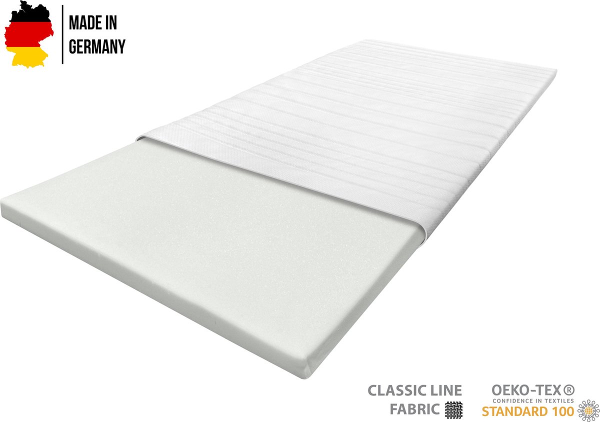 Boxspring Xpert Topper - Classic Topdekmatras - Comfort Topper - 90x220 - 6 cm dik