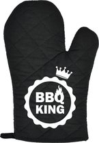 Ovenwant bbq king logo | vaderdag cadeau | vader cadeautjes | papa | Zwart
