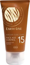 Earthline Argan Bio Sun Face Age Control SPF 15 - 50 ml - Zonnecrème