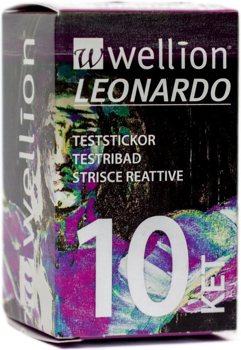 Goedkoopste Wellion Leonardo teststrips ketonen (10 strips