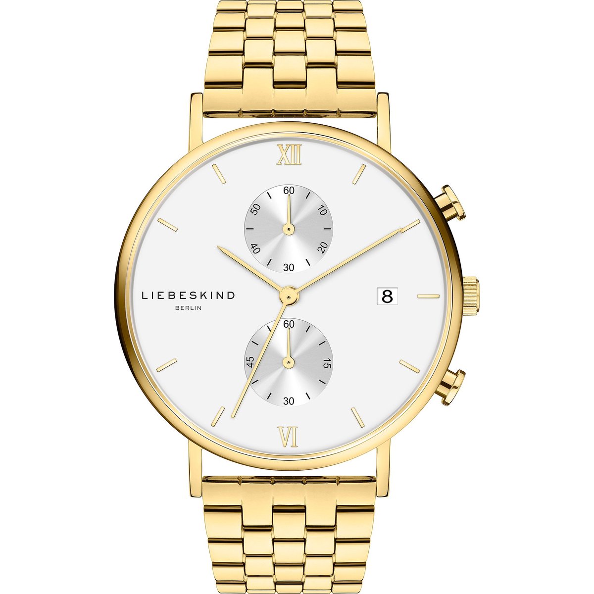 Liebeskind dames horloges quartz analoog One Size Goud / Wit 32014073