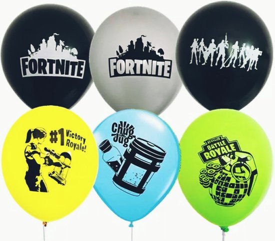 Fortnite - Hype- Game - Latex -Ballonnen set-verjaardag-thema-feest